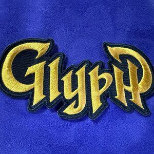 Official Glyph Band Logo Patch Gold Embroidered – SOLD OUT OOP Rare